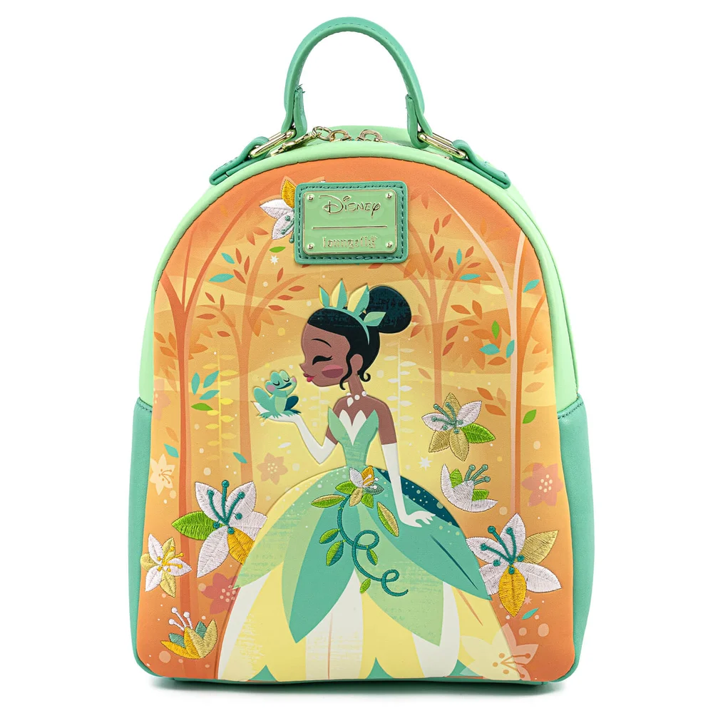 Loungefly Disney Prinzessinnen Küss den Frosch Tiana Mini-Rucksack Bild 1