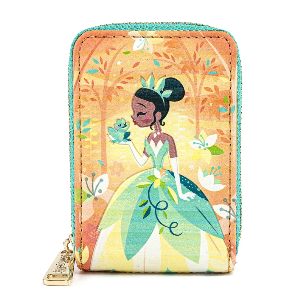 Loungefly Disney Prinzessinnen Küss den Frosch Tiana Geldbörse Accordian-Leder Bild 1