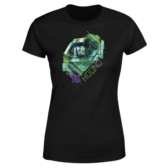 Transformers Hound Glitch Damen T-Shirt - Schwarz