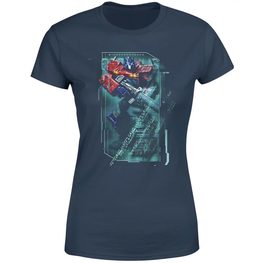 Transformers Optimus Prime Tech Damen T-Shirt - Navy - XS Bild 1