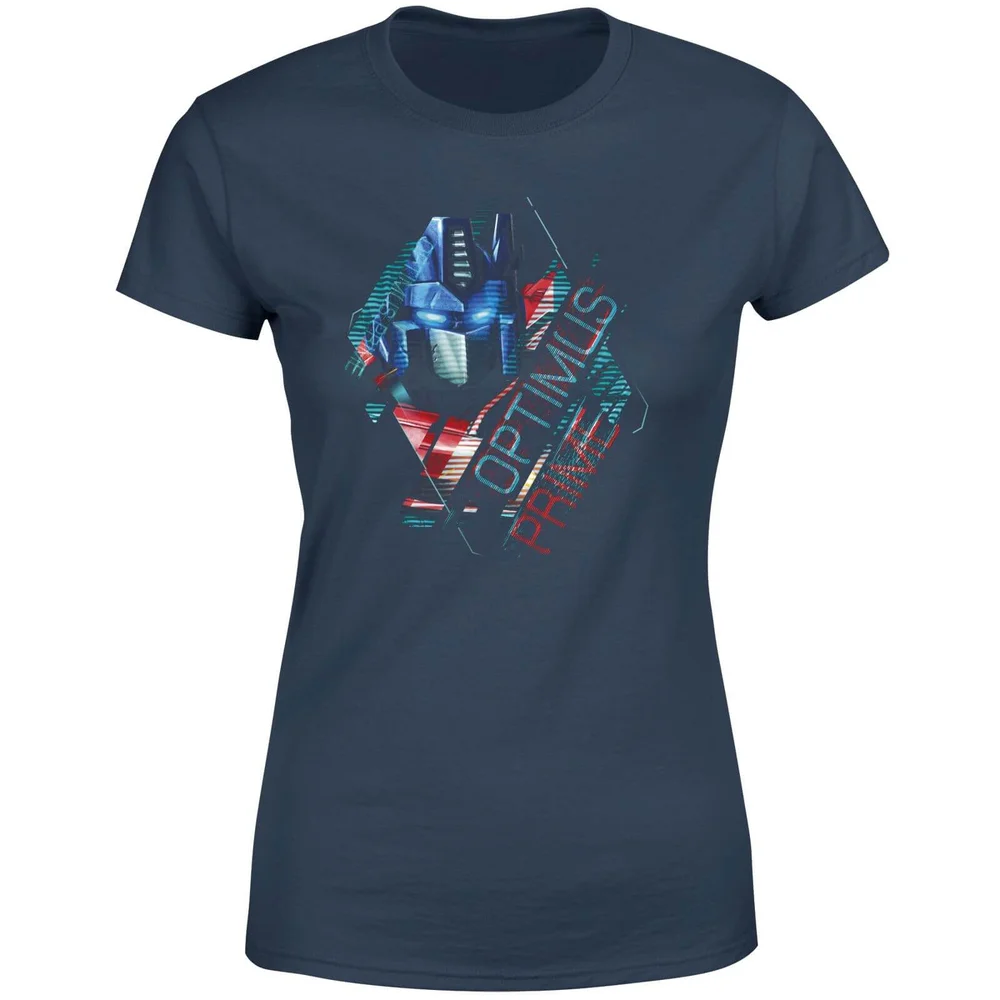 Transformers Optimus Prime Glitch Damen T-Shirt - Navy - XS Bild 1