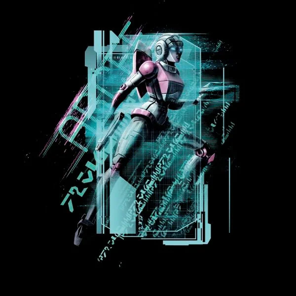 Transformers Arcee Tech Damen T-Shirt - Schwarz