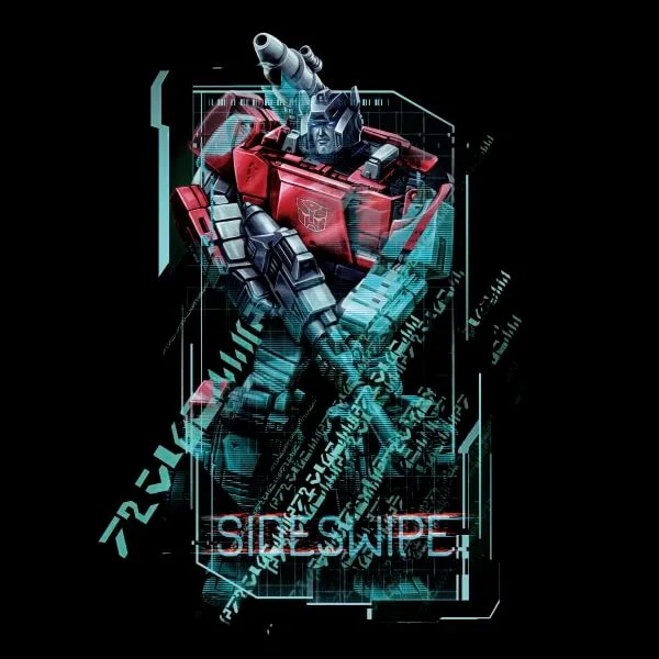Transformers Sideswipe Tech Damen T-Shirt - Schwarz