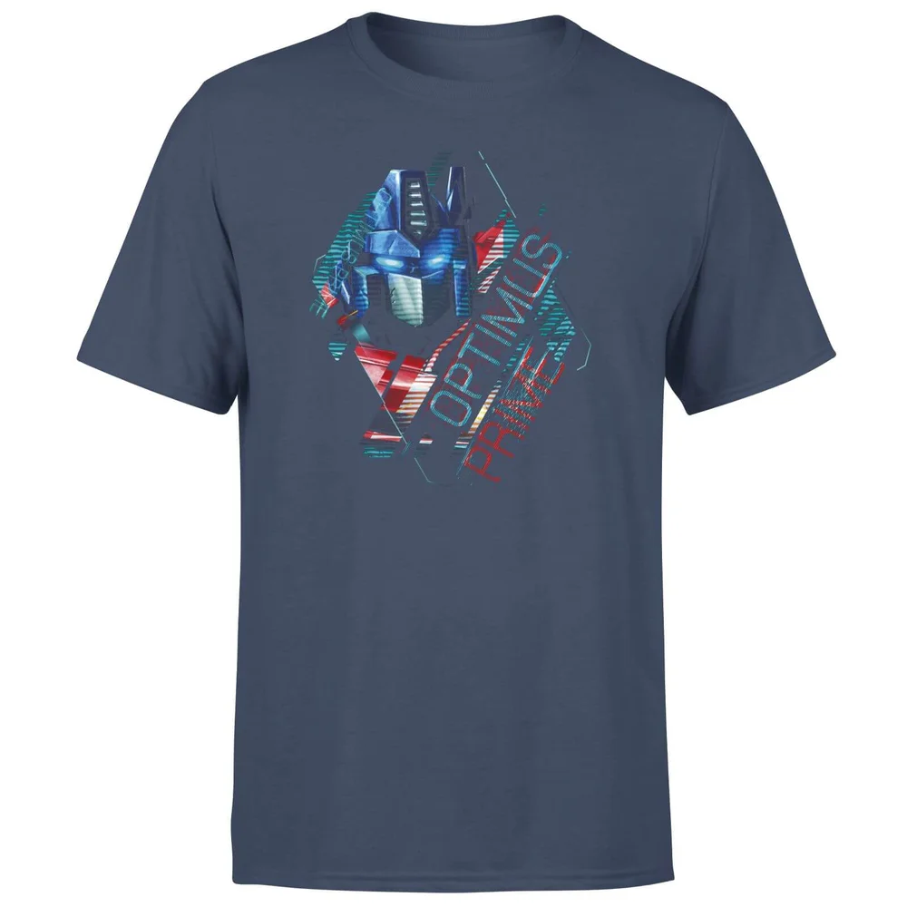 Transformers Optimus Prime Glitch Unisex T-Shirt - Navy - S Bild 1