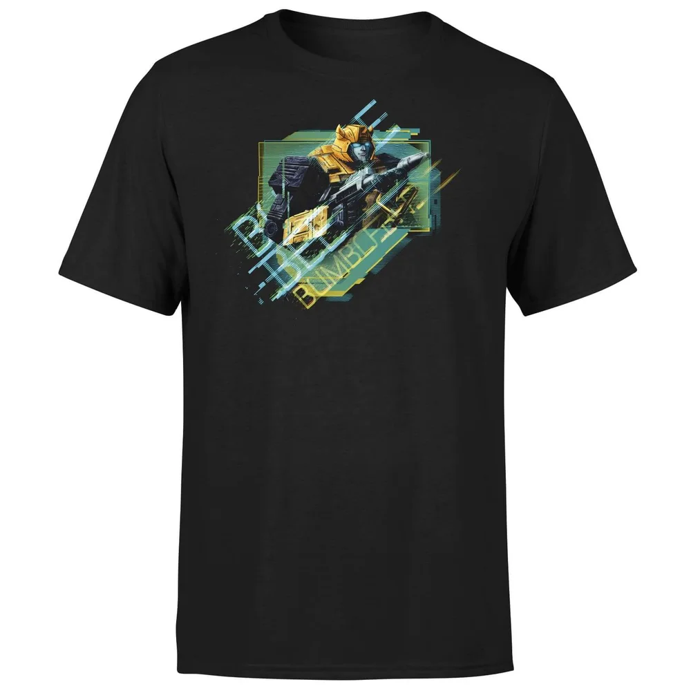 Transformers Bumble Bee Glitch Unisex T-Shirt - Schwarz - S Bild 1