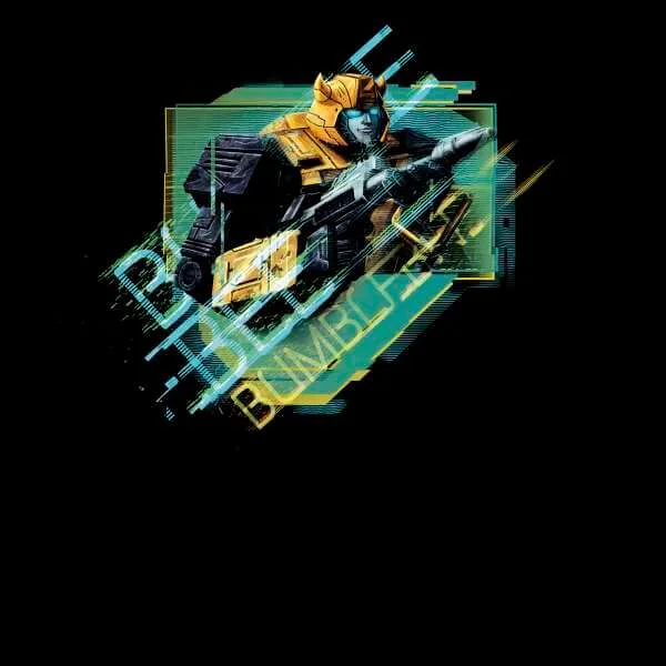 Transformers Bumble Bee Glitch Unisex T-Shirt - Schwarz