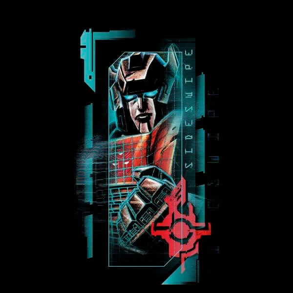 Transformers Sideswipe Glitch Unisex T-Shirt - Schwarz