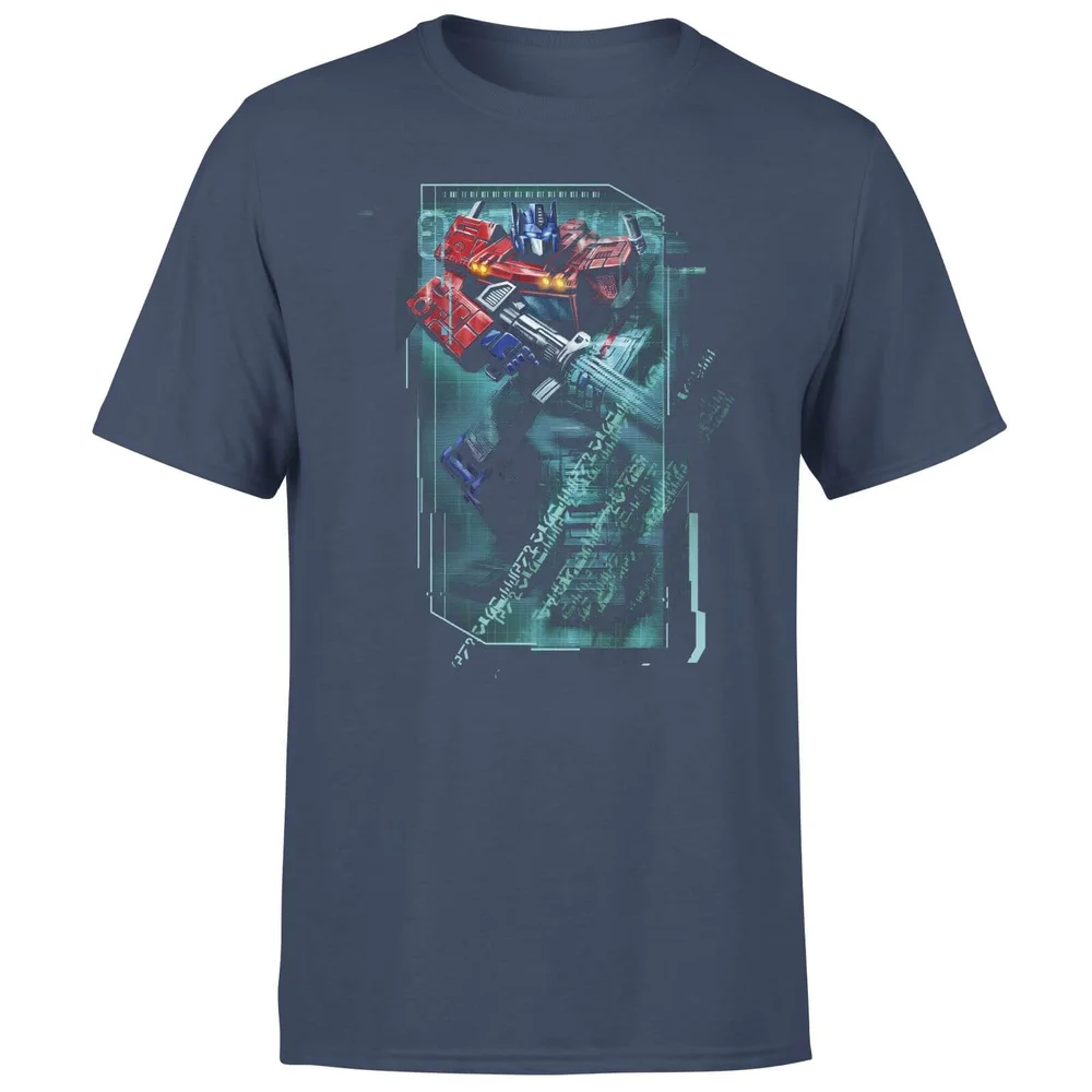 Transformers Optimus Prime Tech Unisex T-Shirt - Navy - S Bild 1