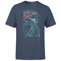 Transformers Optimus Prime Tech Unisex T-Shirt - Navy