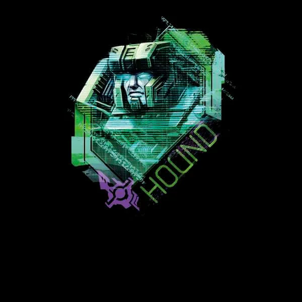 Transformers Hound Glitch Unisex T-Shirt - Schwarz