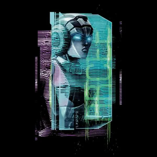 Transformers Arcee Glitch Unisex T-Shirt - Schwarz