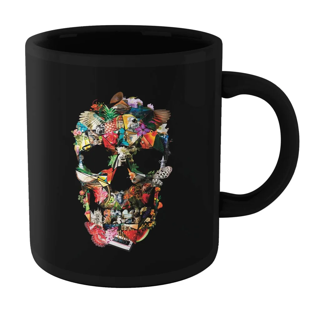 Ikiiki Fragile Skull Mug - Black Bild 1