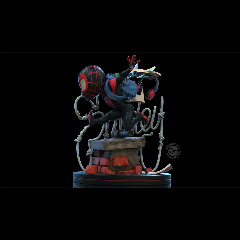 Quantum Mechanix Marvel Miles Morales Q-Fig Elite Diorama Bild 1