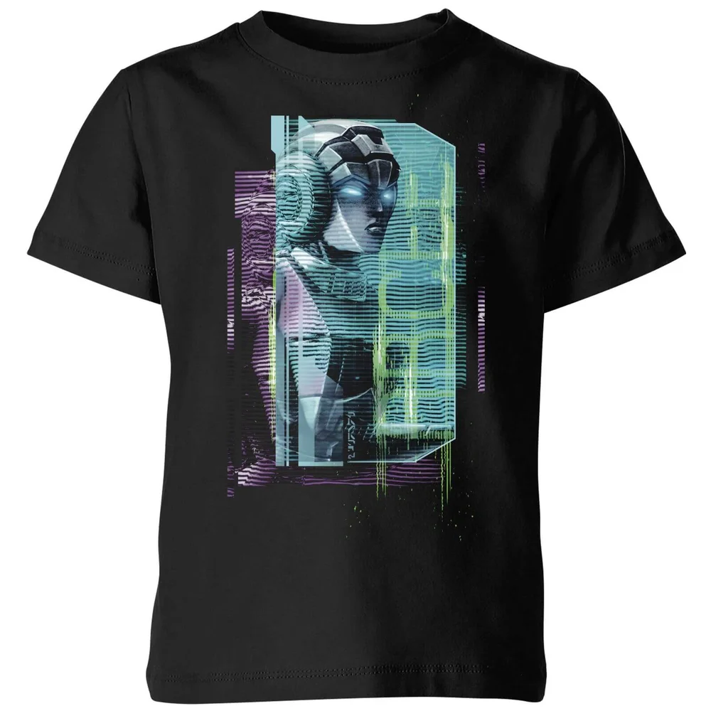 Transformers Arcee Glitch Kinder T-Shirt - Schwarz - 3-4 Jahre Bild 1