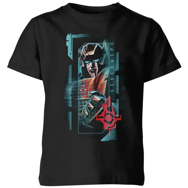 Transformers Sideswipe Glitch Kinder T-Shirt - Schwarz
