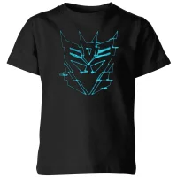 Transformers Decepticon Glitch Kinder T-Shirt - Schwarz