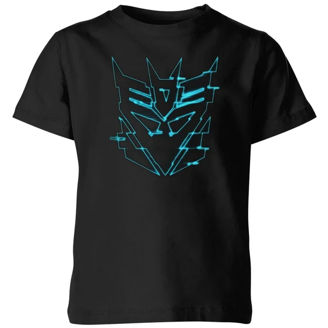 Transformers Decepticon Glitch Kinder T-Shirt - Schwarz