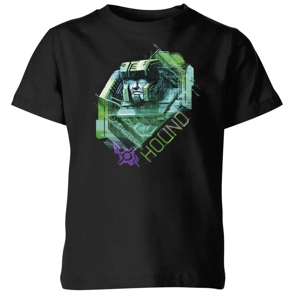 Transformers Hound Glitch Kinder T-Shirt - Schwarz - 3-4 Jahre Bild 1