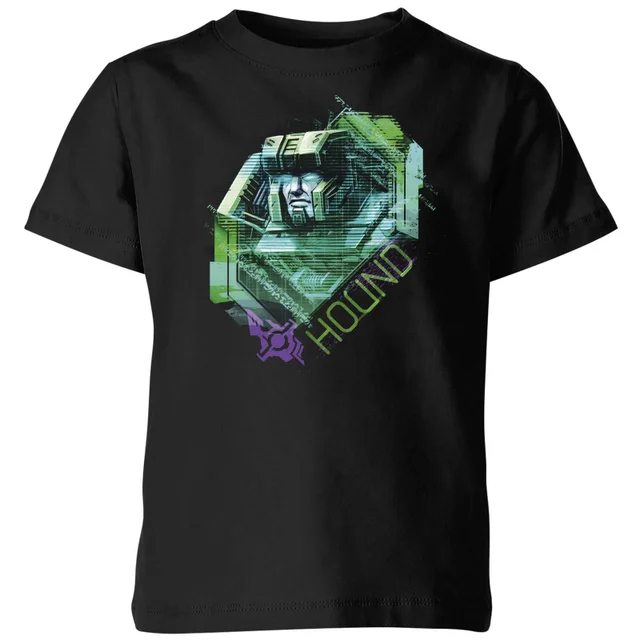 Transformers Hound Glitch Kinder T-Shirt - Schwarz