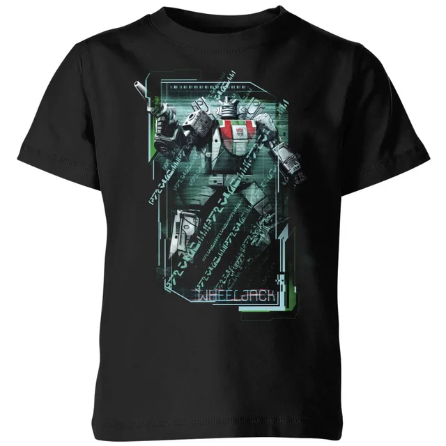 Transformers Wheeljack Tech Kinder T-Shirt - Schwarz