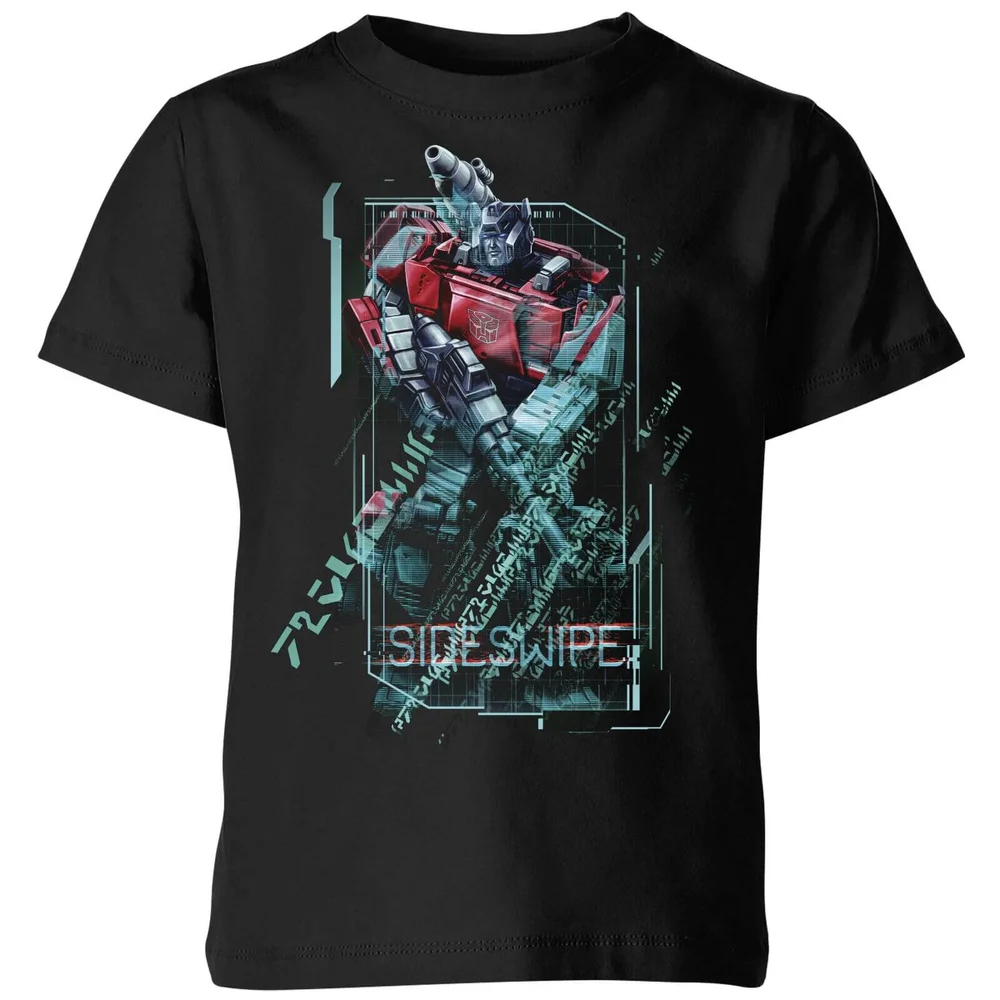 Transformers Sideswipe Tech Kinder T-Shirt - Schwarz - 3-4 Jahre Bild 1