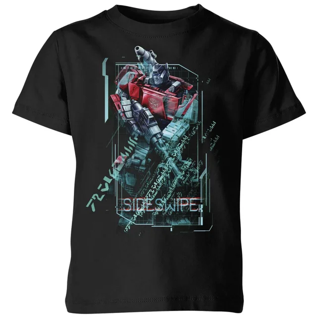 Transformers Sideswipe Tech Kinder T-Shirt - Schwarz
