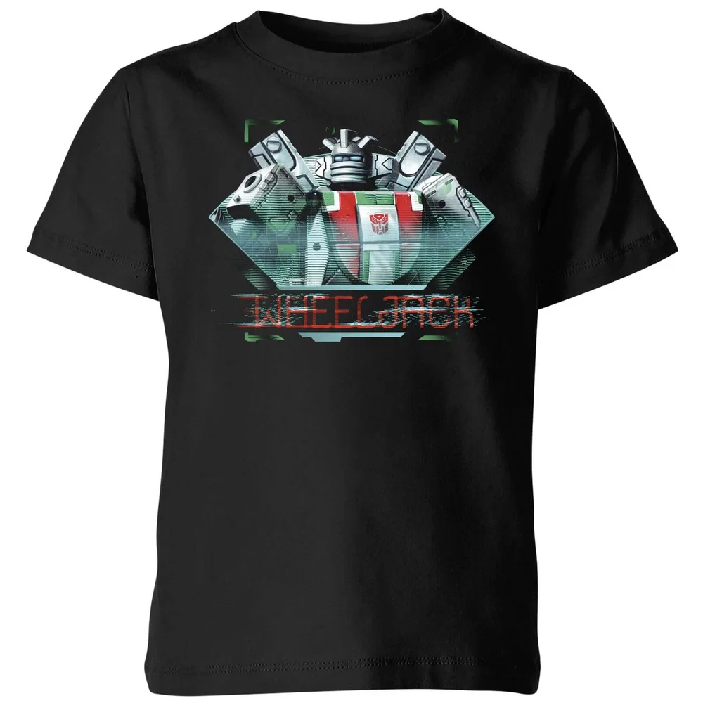 Transformers Wheeljack Glitch Kinder T-Shirt - Schwarz - 3-4 Jahre Bild 1