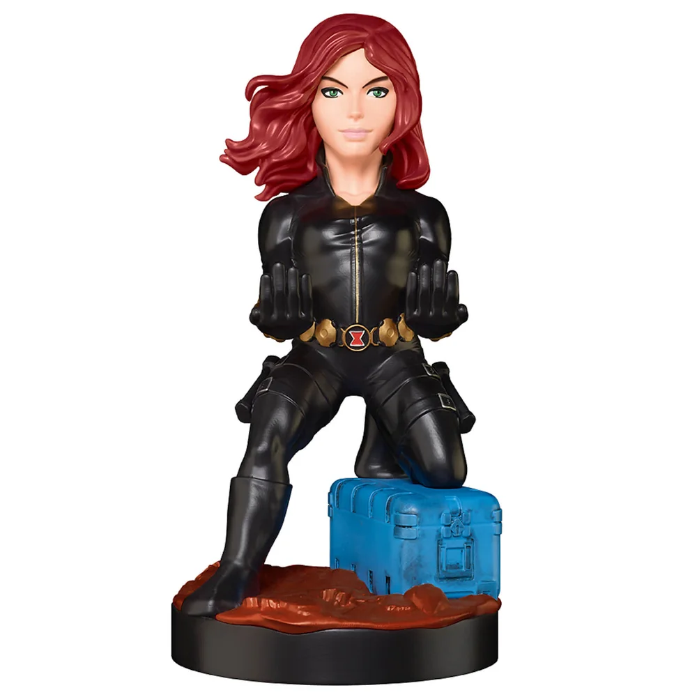 Marvel Gameverse Sammelfigur Black Widow 20,3 cm Cable Guys Controller- und Smartphone-Halter Bild 1