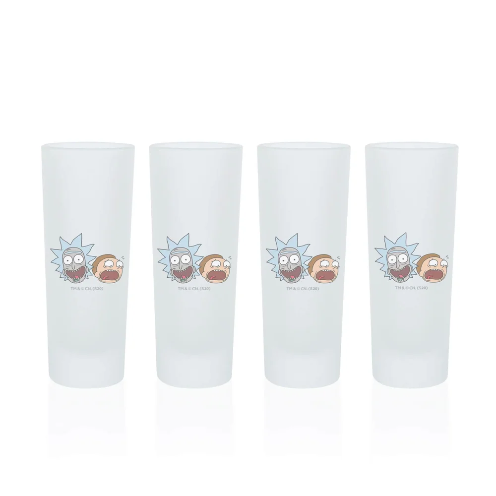 Rick And Morty Shot Glasses - Set of 4 Bild 1