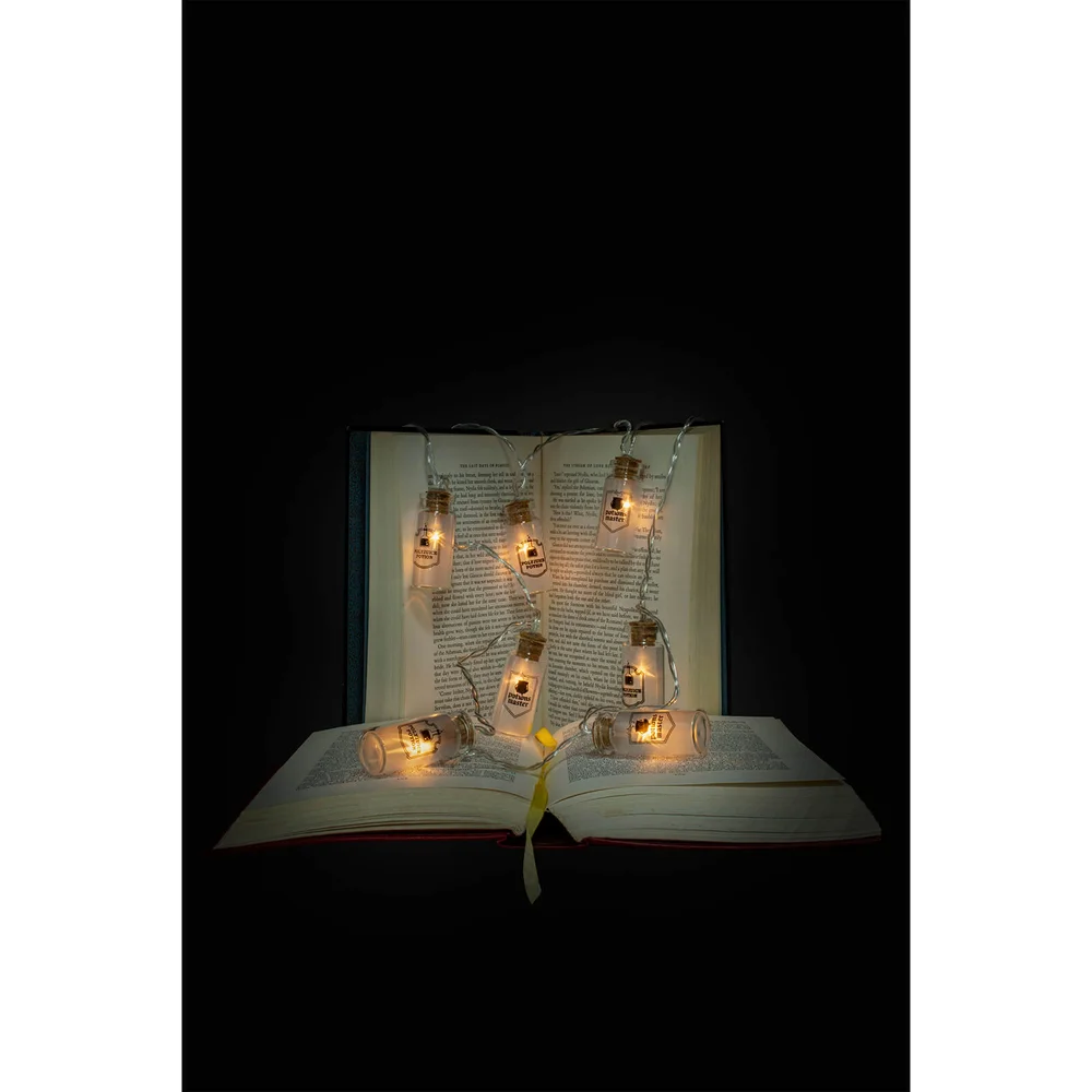 Harry Potter LED-Lichterkette Glasflaschen Bild 1