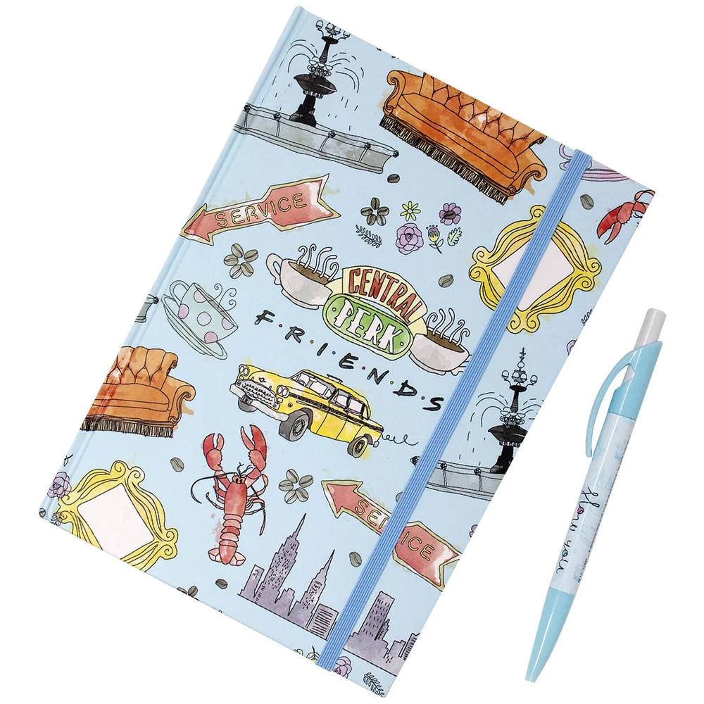 Friends Notebook and Pen Set Bild 1