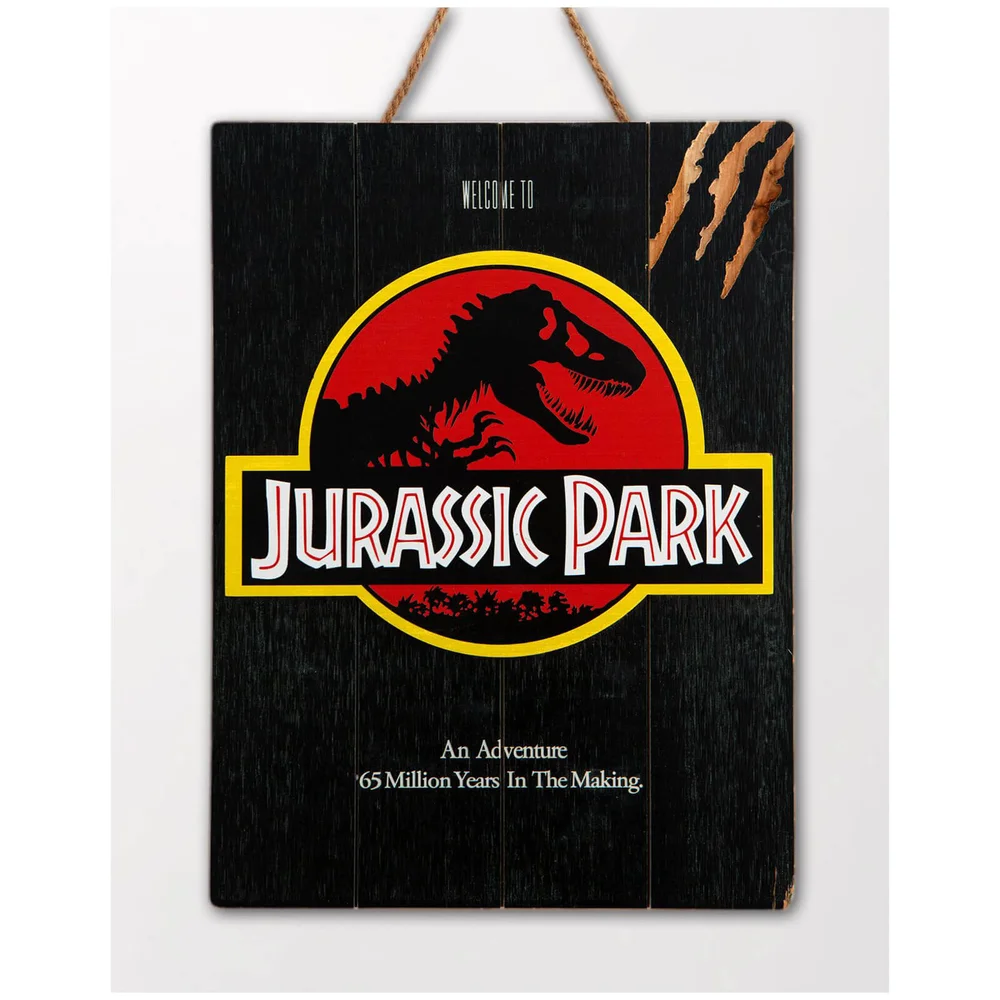 Doctor Collector Jurassic Park Welcome to Jurassic Park WoodArts 3D-Druck Bild 1