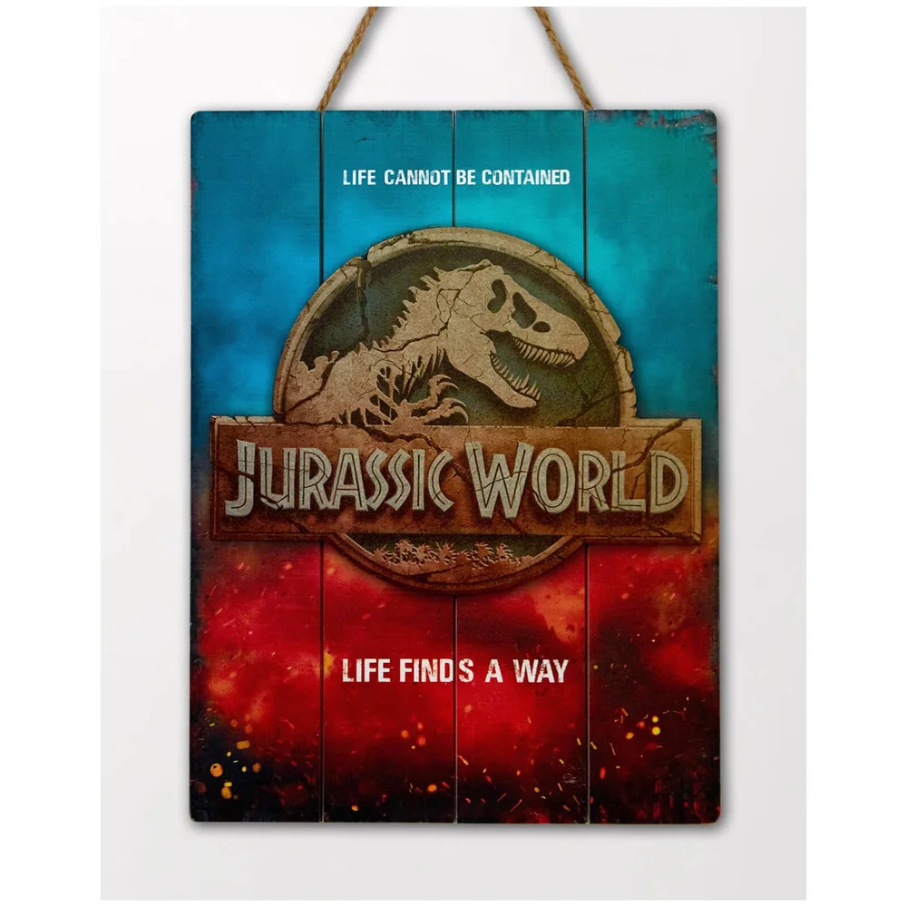 Doctor Collector Jurassic World Life Finds A Way WoodArts 3D-Druck Bild 1