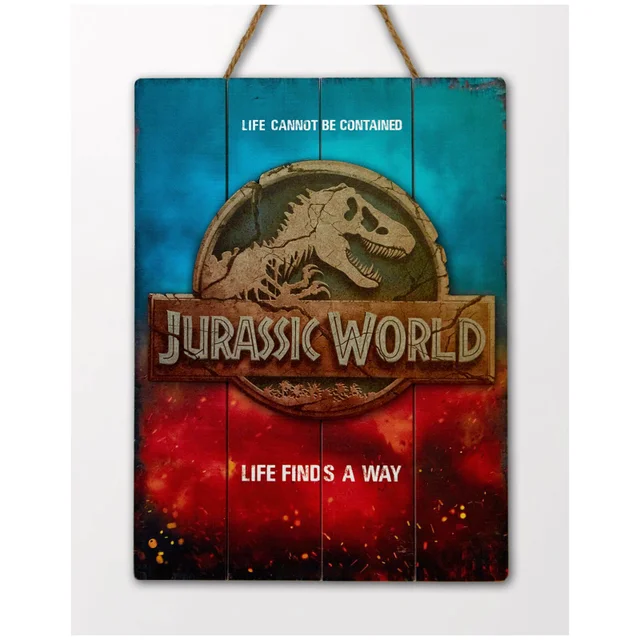 Doctor Collector Jurassic World Life Finds A Way WoodArts 3D-Druck