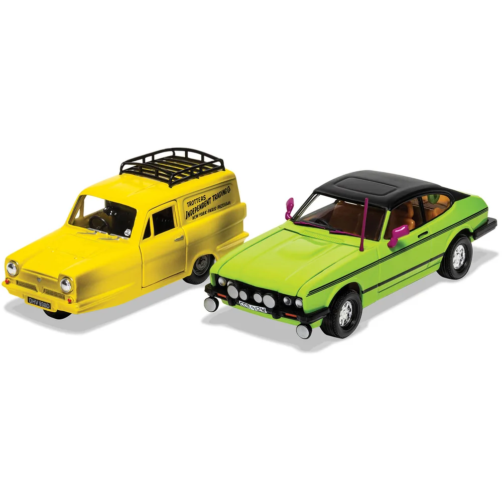 Del Boy's Reliant Regal and Ford Capri Mk II Modellset im Maßstab 1:36 Bild 1
