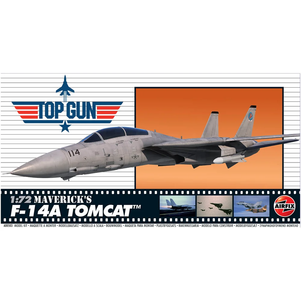 Top Gun Maverick's F-14A Tomcat Kunststoff-Modellsatz - Maßstab 1:72 Bild 1
