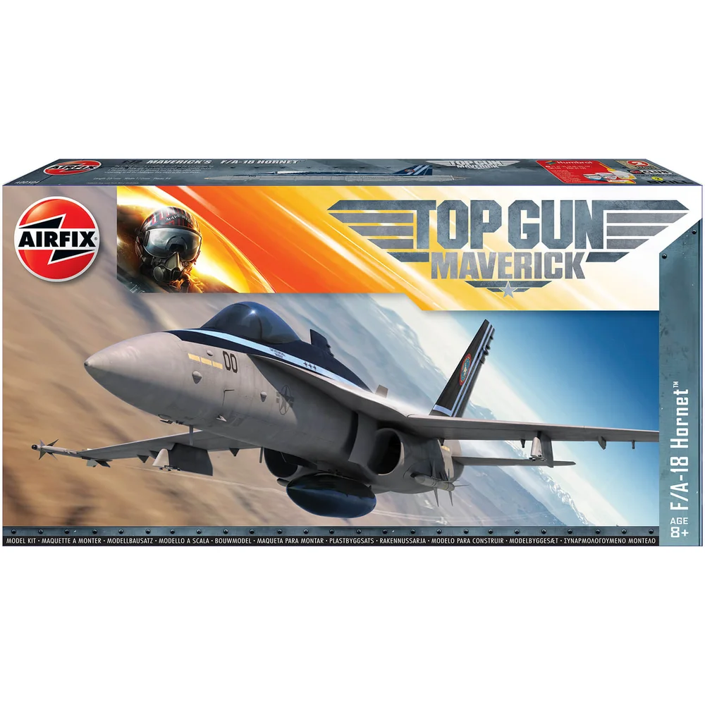 Top Gun Maverick's F-18 Hornet Kunststoff-Modellsatz - Maßstab 1:72 Bild 1