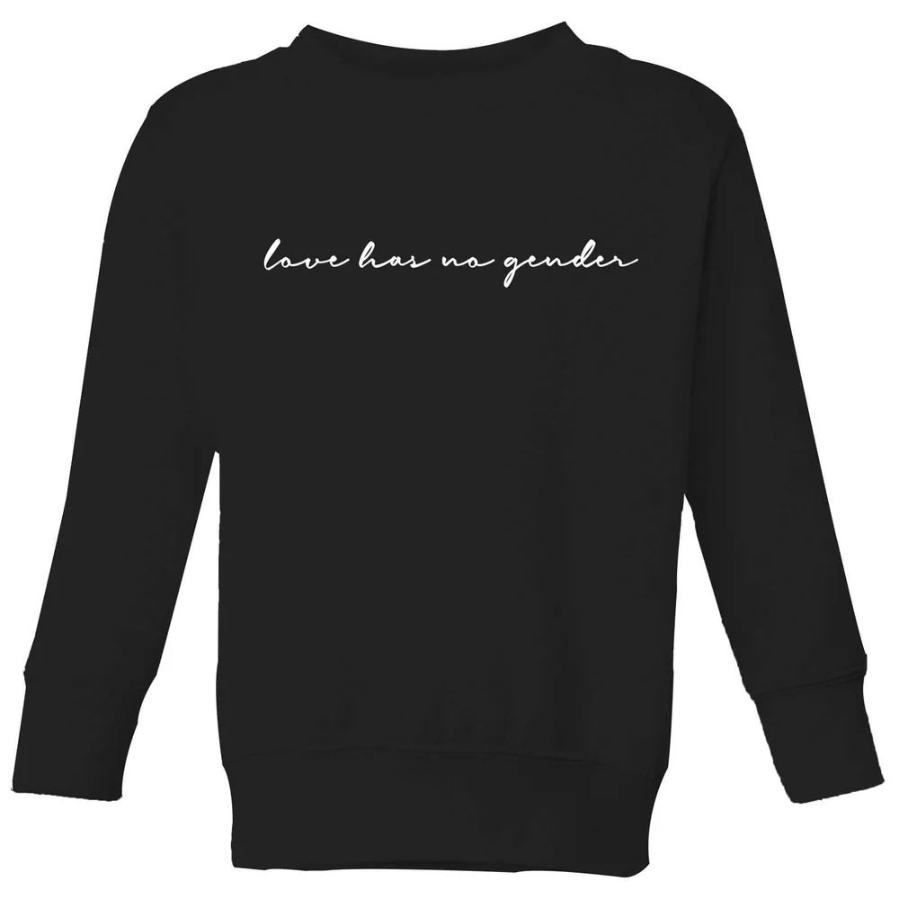 Miss Greedy Love Has No Gender Kids' Sweatshirt - Black - 3-4 Jahre Bild 1