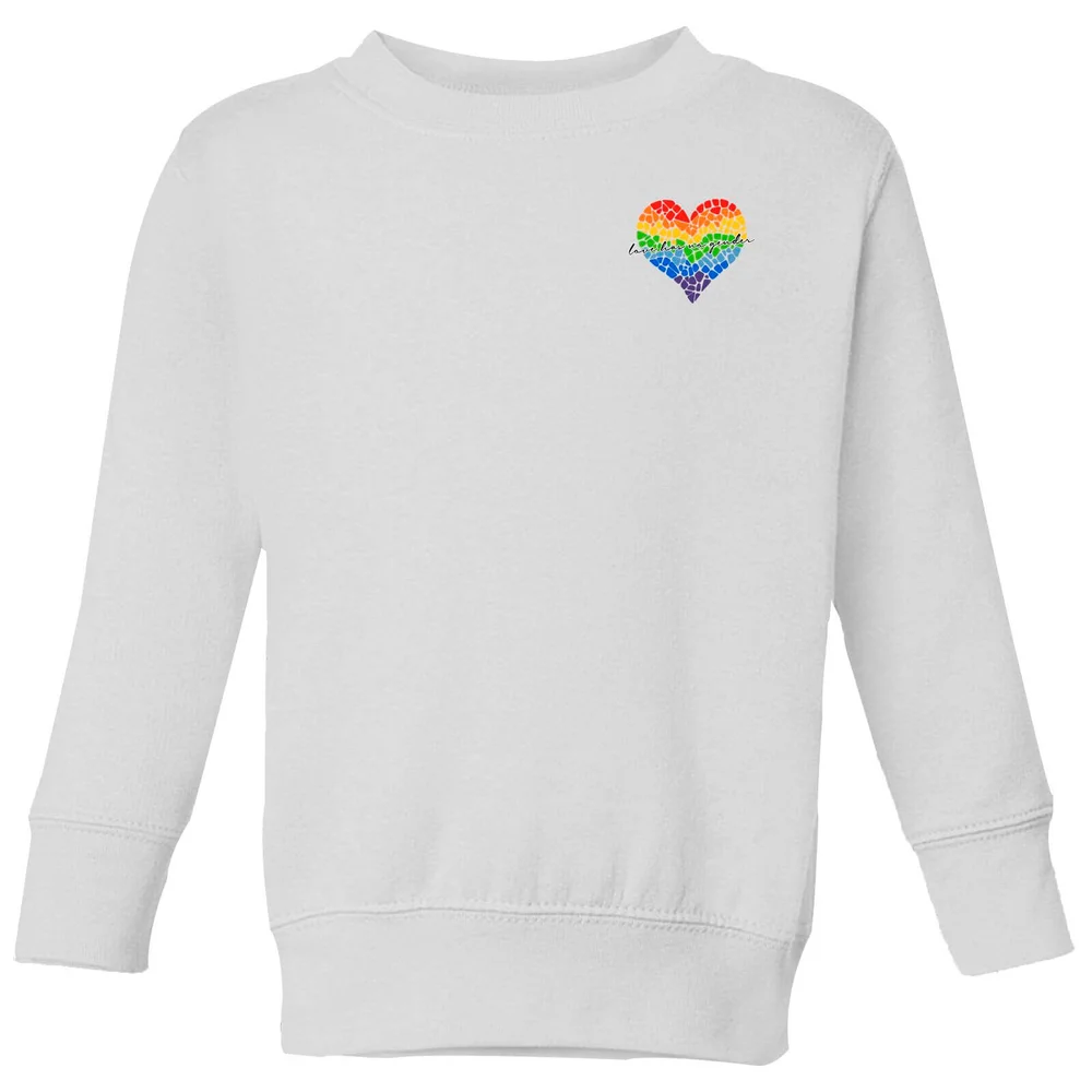 Miss Greedy Love Has No Gender Kids' Sweatshirt - White - 3-4 Jahre Bild 1