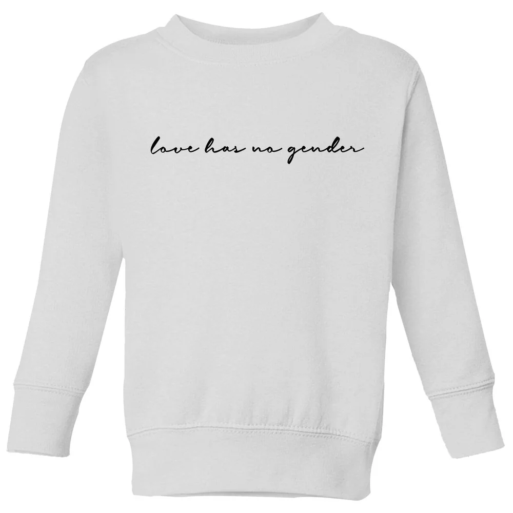 Miss Greedy Love Has No Gender Kids' Sweatshirt - White - 3-4 Jahre Bild 1