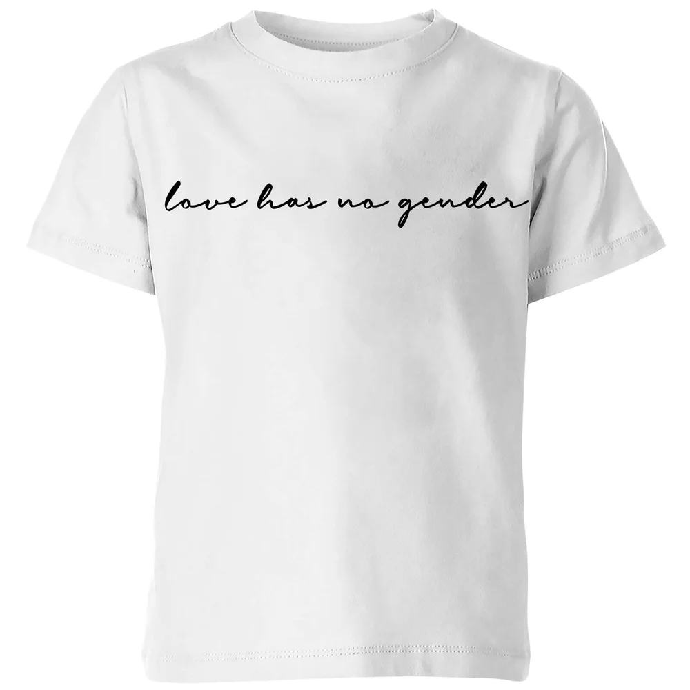 Miss Greedy Love Has No Gender Kids' T-Shirt - White - 3-4 Jahre Bild 1