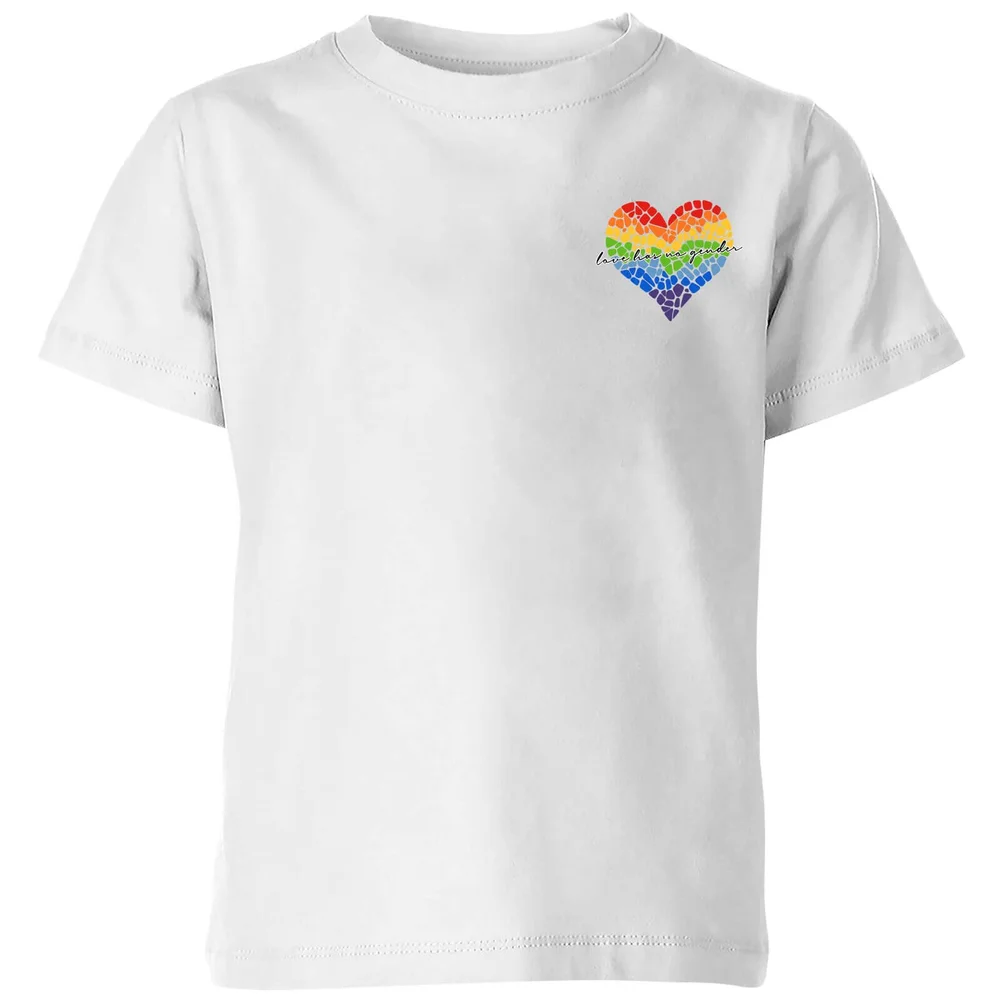 Miss Greedy Love Has No Gender Kids' T-Shirt - White - 3-4 Jahre Bild 1