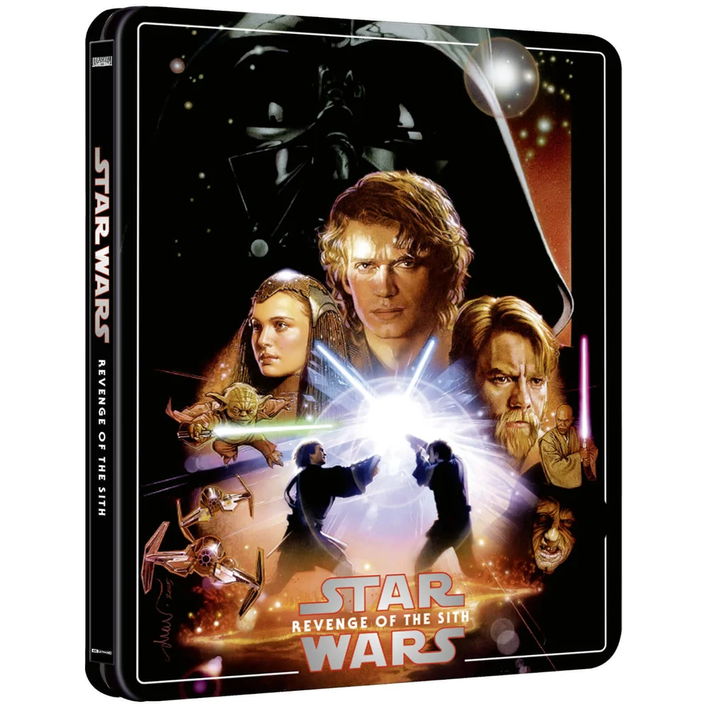 Star Wars Episode III: Die Rache der Sith - Zavvi Exklusives 4K Ultra HD Steelbook (3 Disc Edition inkl. Blu-ray) Bild 1