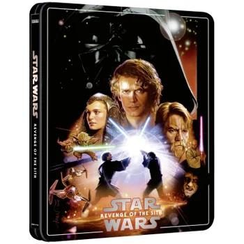 Star Wars Episode III: Die Rache der Sith - Zavvi Exklusives 4K Ultra HD Steelbook (3 Disc Edition inkl. Blu-ray)