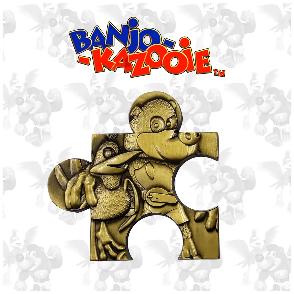 Banjo Kazooie limitierte Auflage Puzzleteil - Jiggy Bild 1