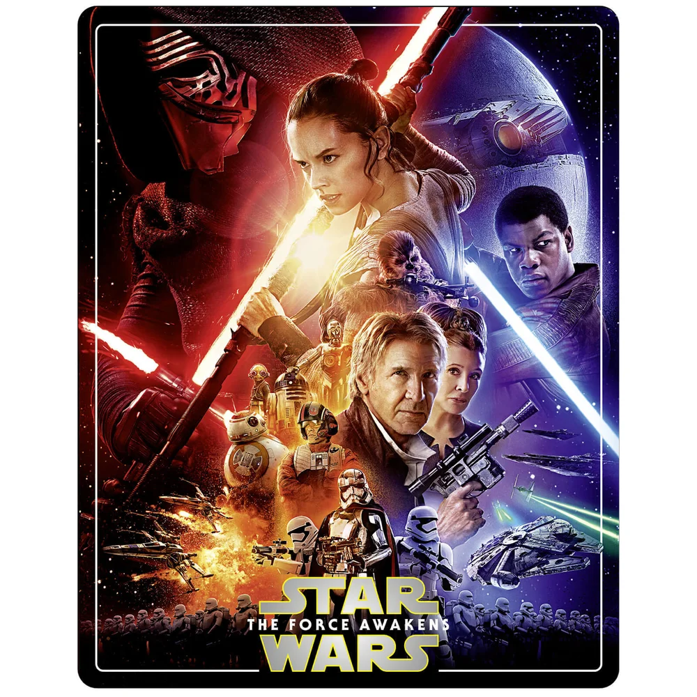Star Wars Episode VII: Das Erwachen der Macht - Zavvi Exclusive 4K Ultra HD Steelbook (3 Disc Edition enthält Blu-ray) Bild 1