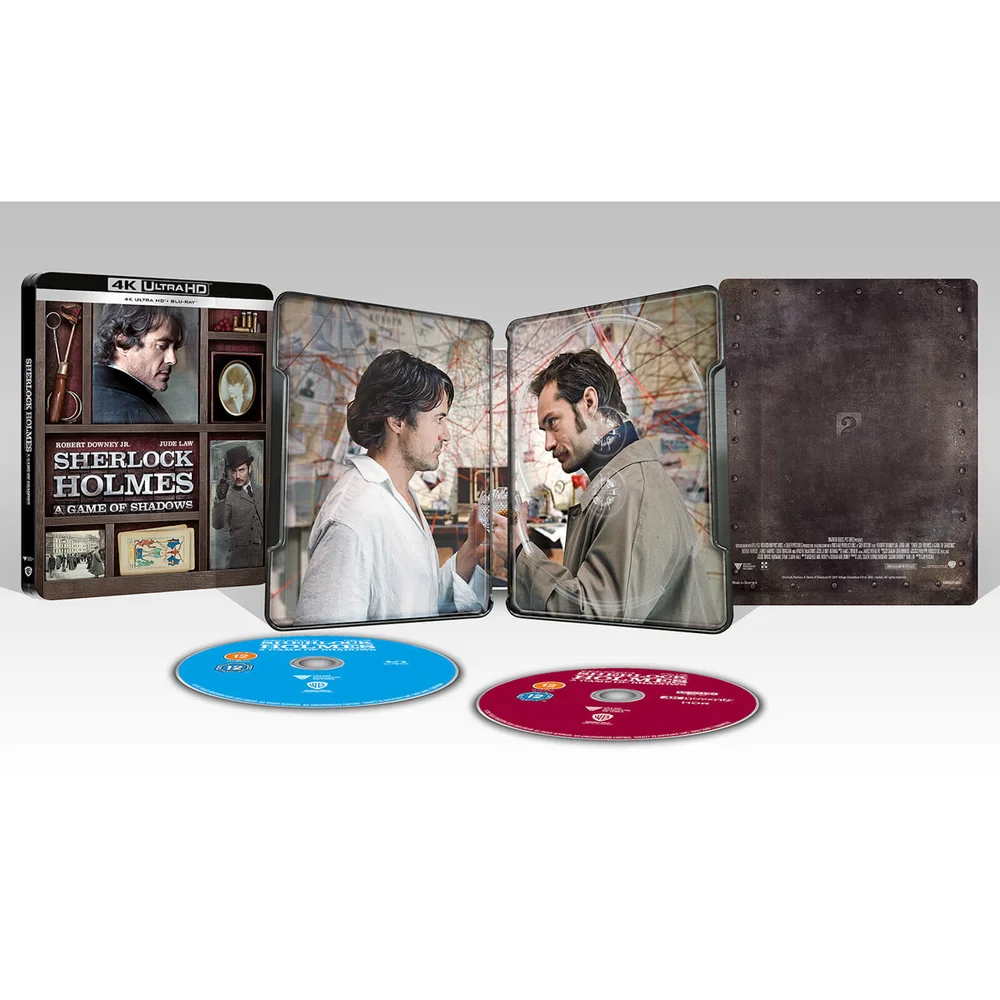 Sherlock Holmes: Ein Spiel der Schatten - Zavvi Exclusive 4K Ultra HD Steelbook (Inklusive 2D Blu-ray) Bild 1