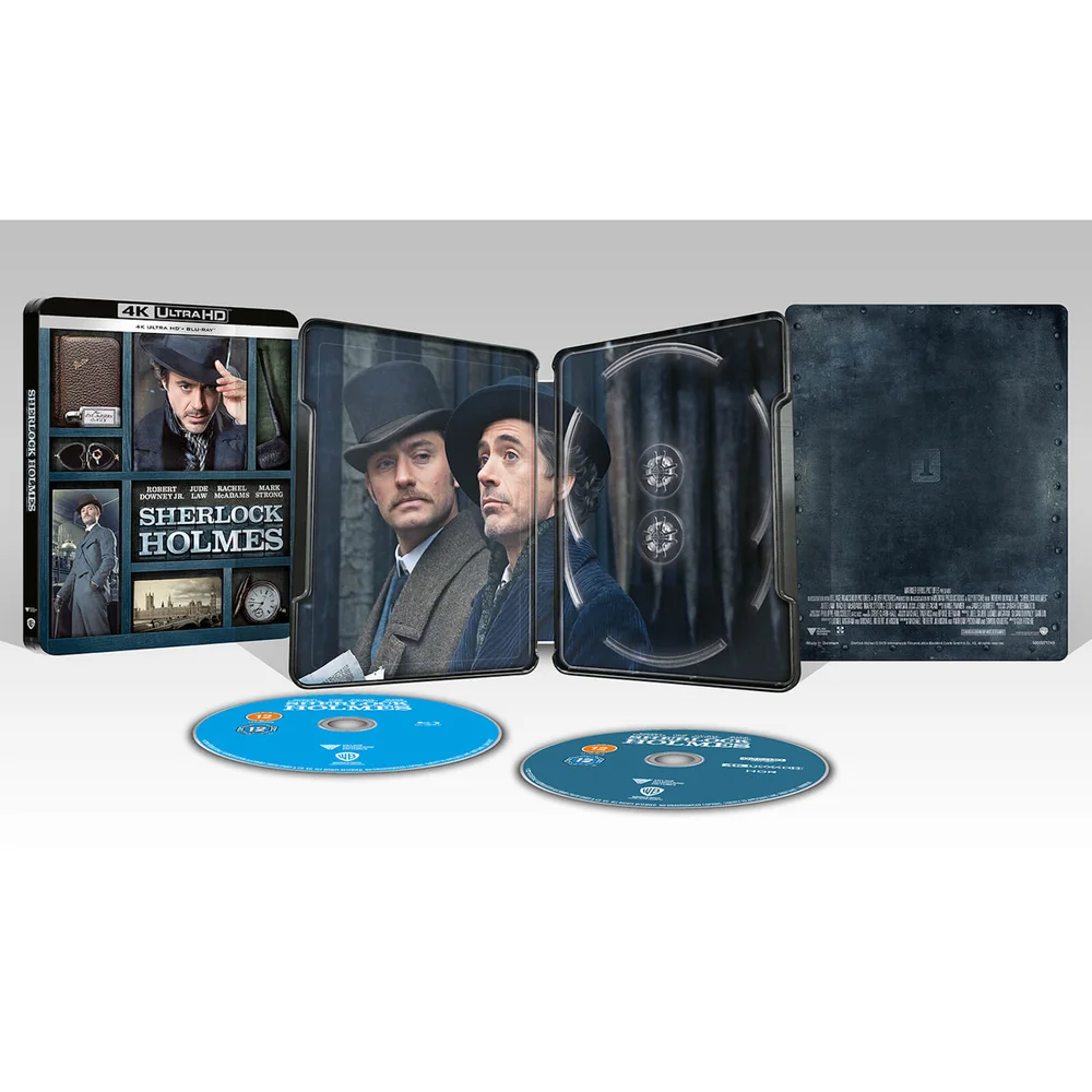 Sherlock Holmes - Zavvi Exklusives 4K Ultra HD Steelbook (Inkl. 2D Blu-ray) Bild 1