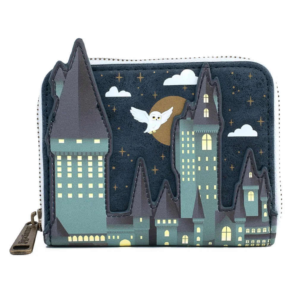Loungefly Harry Potter Hogwarts Schloss Geldbörse mit umlaufendem Reißverschluss Bild 1