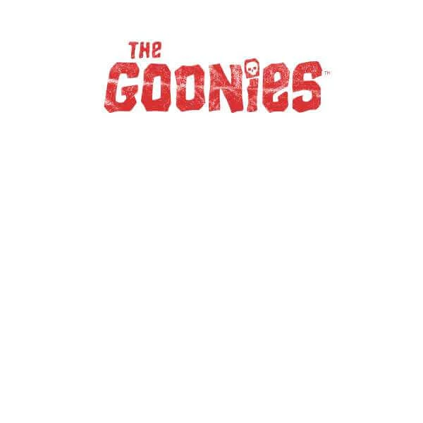The Goonies Chunk Retro Unisex T-Shirt - Weiß / Rot Ringer